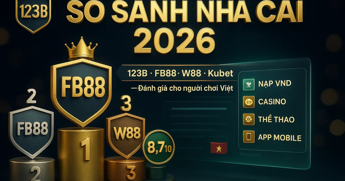 So Sánh Nhà Cái Uy Tín 2026 – 123B, FB88, W88 và Kubet tại 123bbetz.com